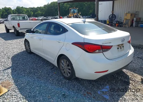 2015 Hyundai Elantra Se из США, поврежденный, VIN 5NPDH4AE2FH613051